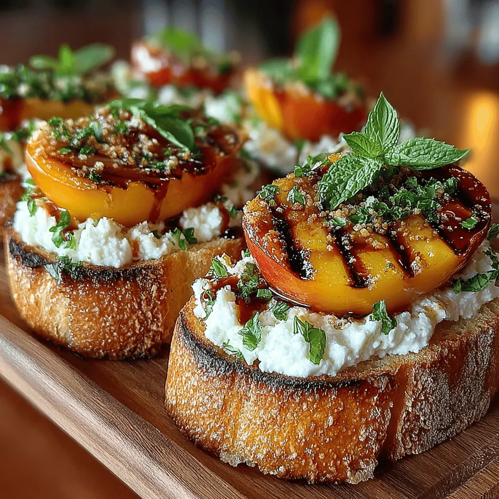 As the sun shines brighter and the days grow longer, there's no better way to celebrate the essence of summer than with a vibrant dish that captures the season's bounty. Enter Grilled Peach Burrata Toast—a delightful combination of juicy, grilled peaches, creamy burrata cheese, and fresh basil, all elegantly layered on rustic bread. This recipe not only tantalizes the taste buds but also embodies the spirit of summer dining, making it the perfect dish for picnics, brunches, or any casual get-together.