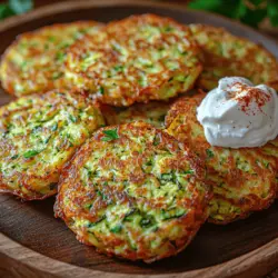 Zucchini is a vegetable that captivates the culinary world with its remarkable versatility. Whether grilled, sautéed, or spiralized, it adapts beautifully to a myriad of dishes, making it a beloved staple in kitchens around the globe. Among its many transformations, zucchini fritters stand out as a delightful option for snacks or appetizers. This recipe for Savory Zucchini Fritters Delight not only highlights the unique taste of zucchini but also offers a healthy alternative to traditional fried foods.