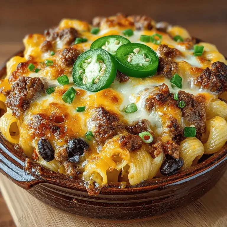 In the fast-paced world we live in, finding meals that are both quick to prepare and satisfying can often feel like a daunting task. Enter the Cheesy Ground Beef Nacho Pasta Bake, a dish that perfectly marries the heartiness of pasta with the bold flavors of nachos. This delightful recipe has become a go-to for families and busy individuals alike, offering a comforting meal that appeals to both kids and adults. With its melty cheese, savory ground beef, and vibrant toppings, this bake is not just a meal; it’s an experience that brings everyone to the table.