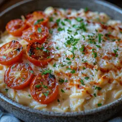 Creamy Roasted Garlic Orzo: A Comforting Delight