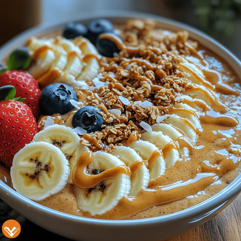 Creamy Dreamy Peanut Butter Smoothie Bowl: A Wholesome Delight