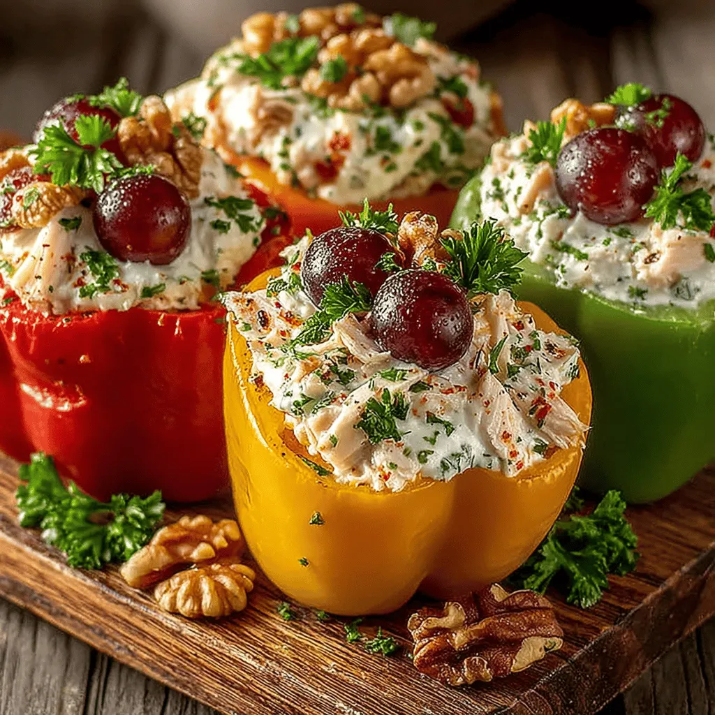 In the quest for healthy and satisfying meal options, Chicken Salad Stuffed Peppers emerge as a vibrant and nutritious choice that caters to a variety of dietary preferences. This dish seamlessly combines the crunch of fresh vegetables with a flavor-packed chicken salad, making it ideal for lunch, dinner, or even meal prep. The colorful arrangement of bell peppers not only adds visual appeal but also provides a plethora of health benefits, ensuring that each bite is both delicious and nourishing.