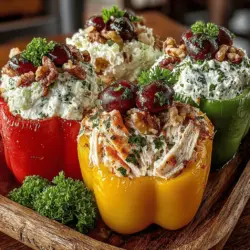 In the quest for healthy and satisfying meal options, Chicken Salad Stuffed Peppers emerge as a vibrant and nutritious choice that caters to a variety of dietary preferences. This dish seamlessly combines the crunch of fresh vegetables with a flavor-packed chicken salad, making it ideal for lunch, dinner, or even meal prep. The colorful arrangement of bell peppers not only adds visual appeal but also provides a plethora of health benefits, ensuring that each bite is both delicious and nourishing.