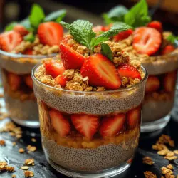 Explore the delightful world of healthy indulgence with Sweet Strawberry Chia Parfaits. This recipe not only satisfies your sweet cravings but also packs a nutritional punch, making it a perfect choice for breakfast, a snack, or a light dessert. Rich in omega-3 fatty acids, fiber, and antioxidants, chia seeds combined with fresh strawberries create a refreshing and wholesome treat that is both satisfying and nourishing. In this article, we will guide you through the process of making these parfaits, emphasizing the health benefits and versatility of the ingredients. Let’s dive into the delicious details!