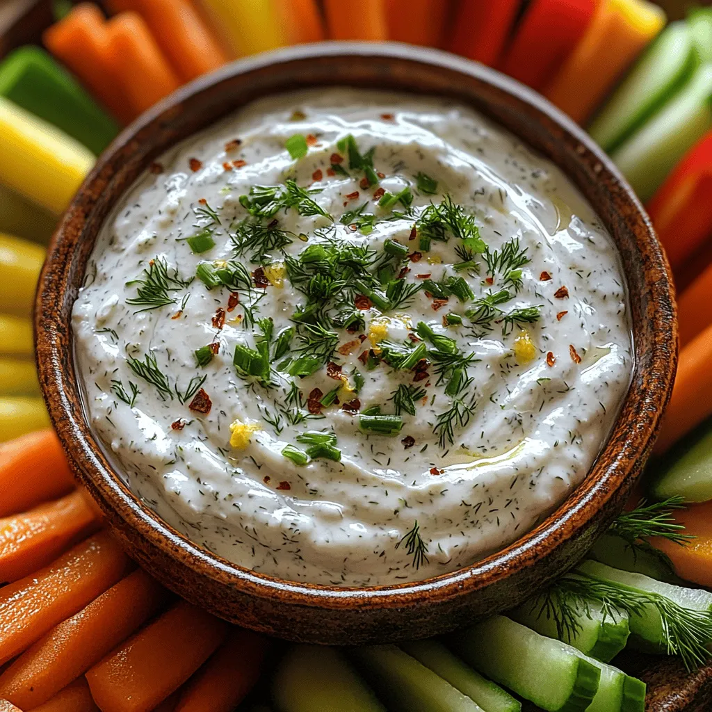 To create the perfect Creamy Greek Yogurt Ranch Dip Delight, it’s essential to understand the key ingredients that contribute to both its flavor and health benefits. Each component plays a crucial role in crafting a dip that not only tastes great but also aligns with a nutritious lifestyle.