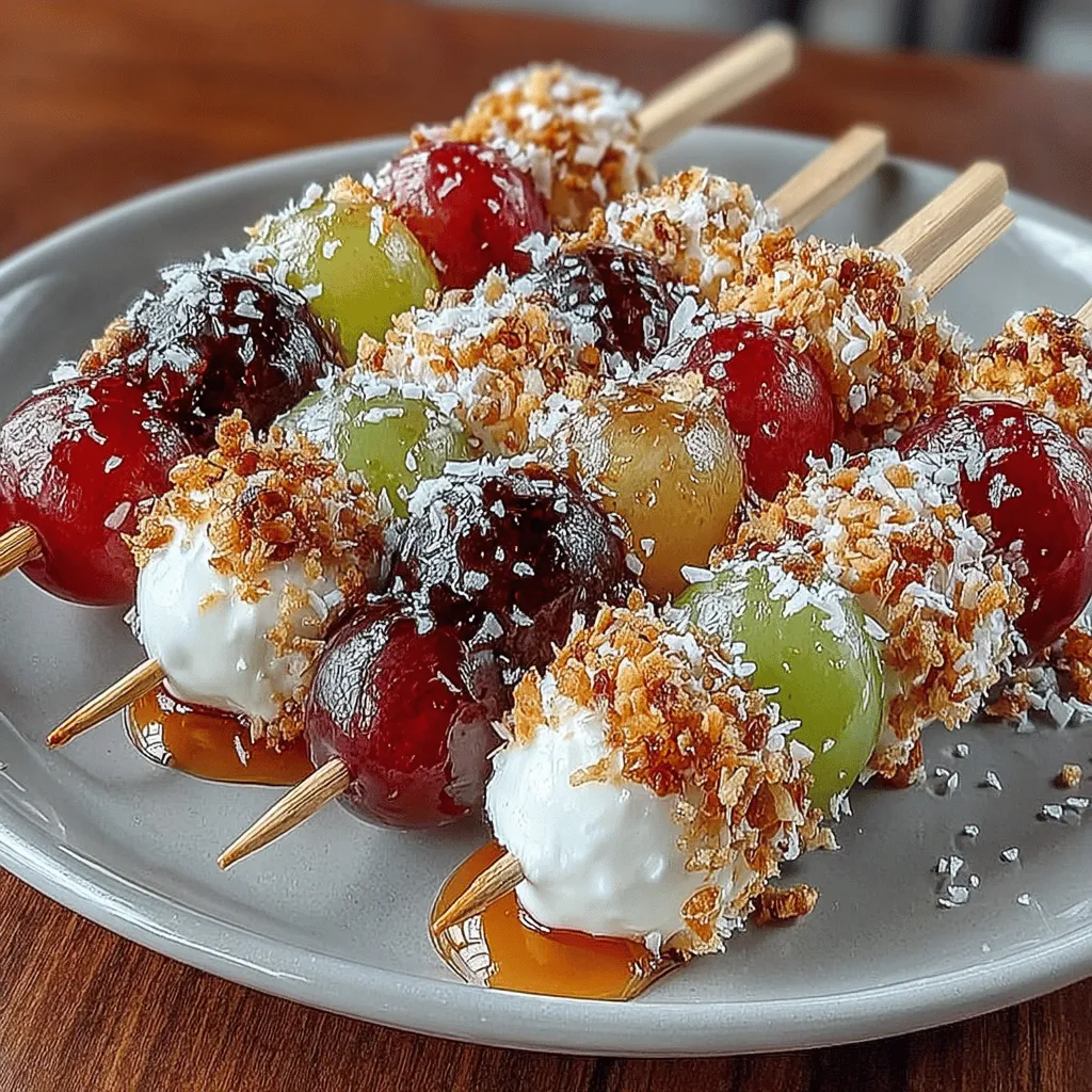 As the temperatures rise and the sun blazes, there's nothing quite like indulging in a refreshing frozen treat. Whether it's a sunny afternoon by the pool or a backyard barbecue, the allure of cold snacks can be irresistible. Among the myriad of options available, Frozen Grape Skewers stand out as both a healthy and delightful choice. This innovative snack not only satisfies your sweet tooth but also packs a nutritious punch, making it a perfect guilt-free indulgence.