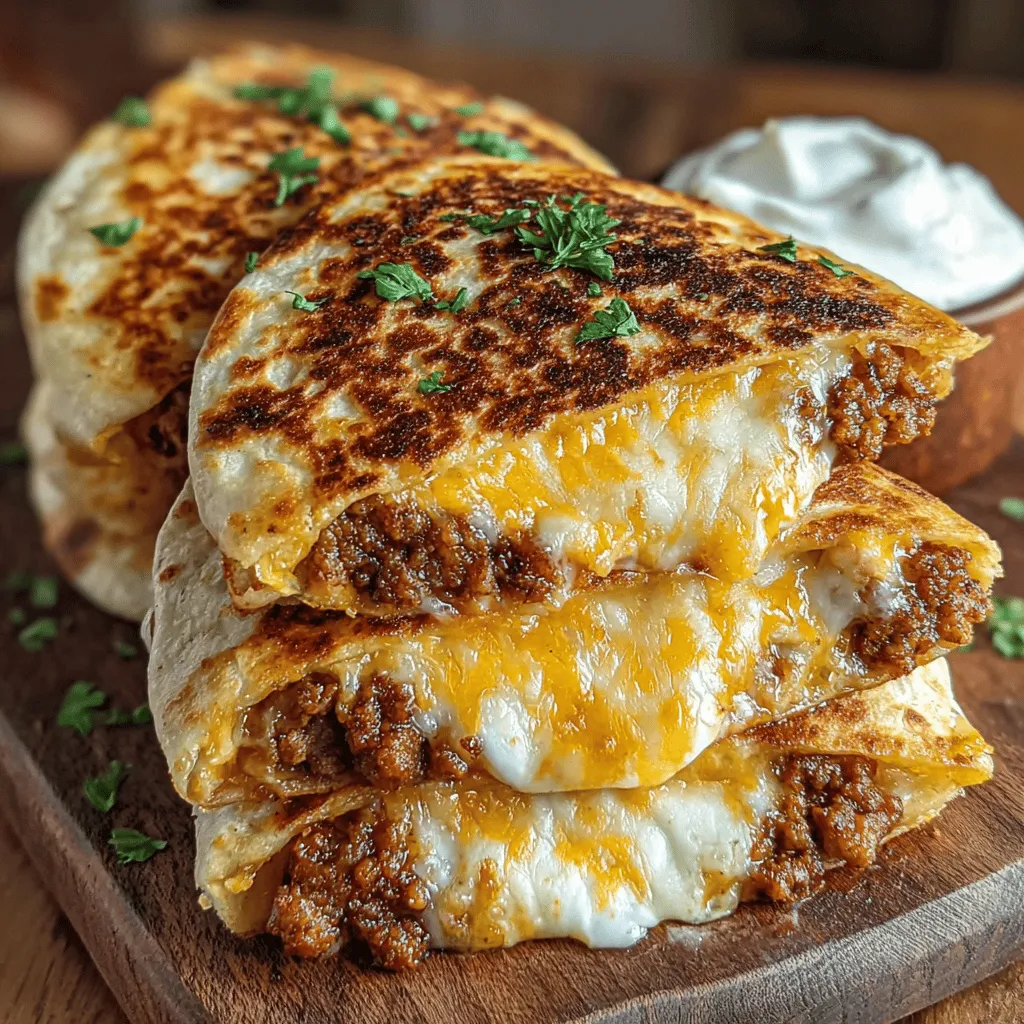 When it comes to quick and delicious meals, few options can rival the Spicy Chipotle Turkey Quesadilla Pockets. This dish embodies a delightful fusion of flavors that not only satisfy the palate but also cater to busy lifestyles. With the perfect balance of spice and creaminess, these quesadilla pockets are easily customizable and are sure to become a staple in your kitchen. Whether you’re preparing a casual weeknight dinner, hosting a game day gathering, or simply craving a flavorful snack, this recipe delivers on all fronts. The combination of savory ground turkey, melty cheese, and smoky chipotle peppers creates a mouthwatering experience that is hard to resist.