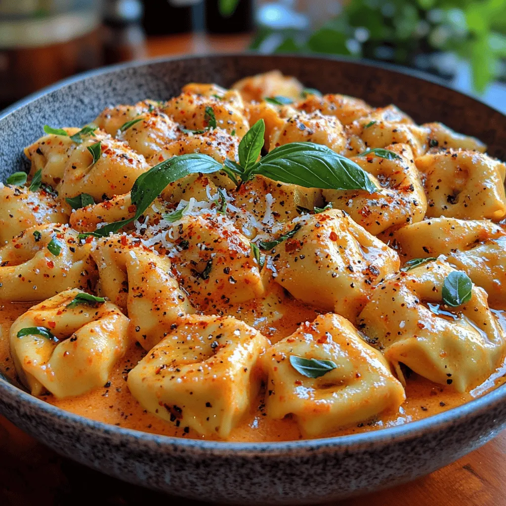 When it comes to comfort food, few dishes encapsulate warmth and satisfaction quite like Tomato Basil Bliss Tortellini. This creamy pasta dish combines the delightful texture of cheese-filled tortellini with a rich tomato sauce, making it a favorite for both casual weeknight dinners and more festive occasions. With its harmonious blend of flavors and textures, this dish is not only a feast for the taste buds but also a visual delight, garnished with fresh basil and a sprinkle of Parmesan cheese.