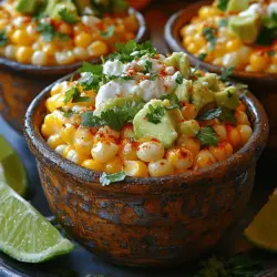 Street food has an undeniable charm that captivates food enthusiasts around the globe. Among the myriad of offerings, Mexican street food holds a special place with its vibrant flavors, fresh ingredients, and rich cultural heritage. One of the stars of this culinary scene is elote, or Mexican street corn, which features grilled corn on the cob slathered in creamy sauces and topped with tangy cheeses and spices. In this article, we introduce a modern twist on this classic dish: Smoky Chipotle Street Corn Cups. This easy-to-make recipe captures the essence of elote while offering a convenient serving style perfect for gatherings, summer barbecues, or as an intriguing appetizer that will impress your guests.