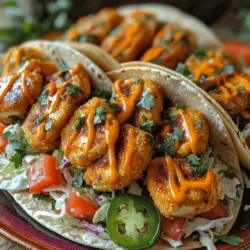 Crispy Buffalo Tofu Tacos