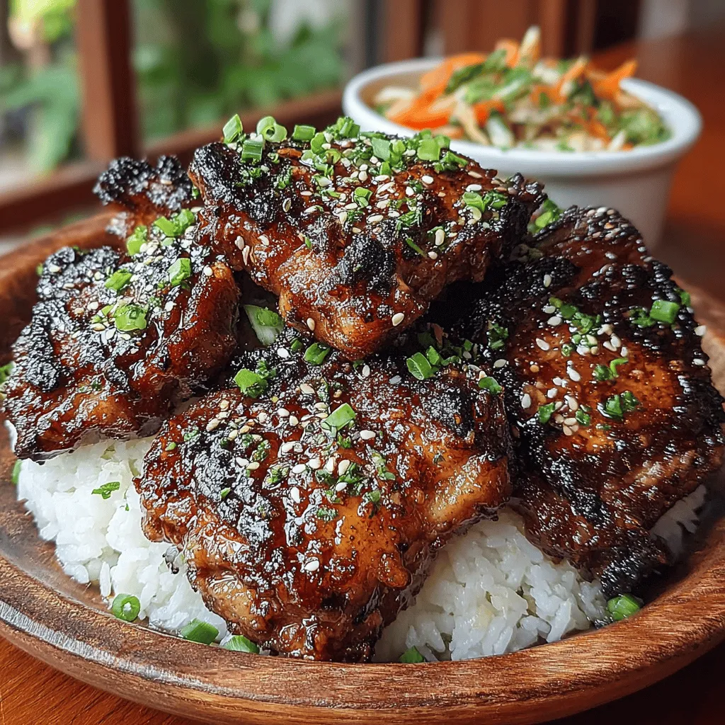 Welcome to the delightful world of teriyaki flavors, where the rich umami taste transforms humble chicken thighs into a culinary masterpiece. Sticky Teriyaki Glazed Chicken Thighs are not just a meal; they are a celebration of flavors that brings families together around the dinner table. This dish is particularly appealing because it marries the sweetness of the teriyaki sauce with the savory depth of soy sauce, creating a perfect balance that tantalizes taste buds. Whether you are hosting a family gathering or simply looking to elevate your weeknight dinner, this recipe is both comforting and easy to prepare, making it a favorite among both adults and children alike.