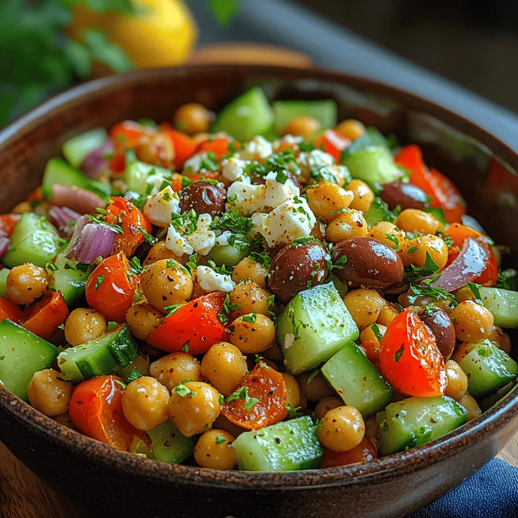 In recent years, there has been a notable shift towards healthier eating habits, with salads taking center stage in this culinary movement. Salads are no longer just a side dish; they are celebrated as wholesome meals packed with nutrients, flavor, and a variety of textures. Among the myriad of salad options available, the Crunchy Chickpea Greek Salad stands out as a vibrant and satisfying choice that appeals to both salad enthusiasts and newcomers alike. This recipe not only brings together the traditional flavors of Greek cuisine but also incorporates the hearty crunch of roasted chickpeas, making it a delightful option for anyone looking to enjoy a nutritious meal.
