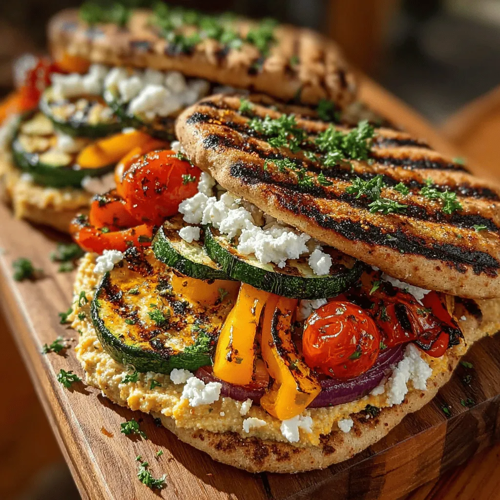 In today’s fast-paced world, the importance of healthy eating cannot be overstated. As more people become aware of the benefits of a balanced diet, incorporating fresh vegetables into meals has emerged as a cornerstone of nutritious eating. The rising popularity of plant-based recipes reflects a growing desire for healthier, yet flavorful, culinary options. One dish that beautifully captures this trend is the Grilled Veggie & Hummus Pitas. This vibrant, delectable recipe is not only simple to prepare but also offers a delightful combination of flavors and textures that can satisfy both vegans and non-vegans alike.
