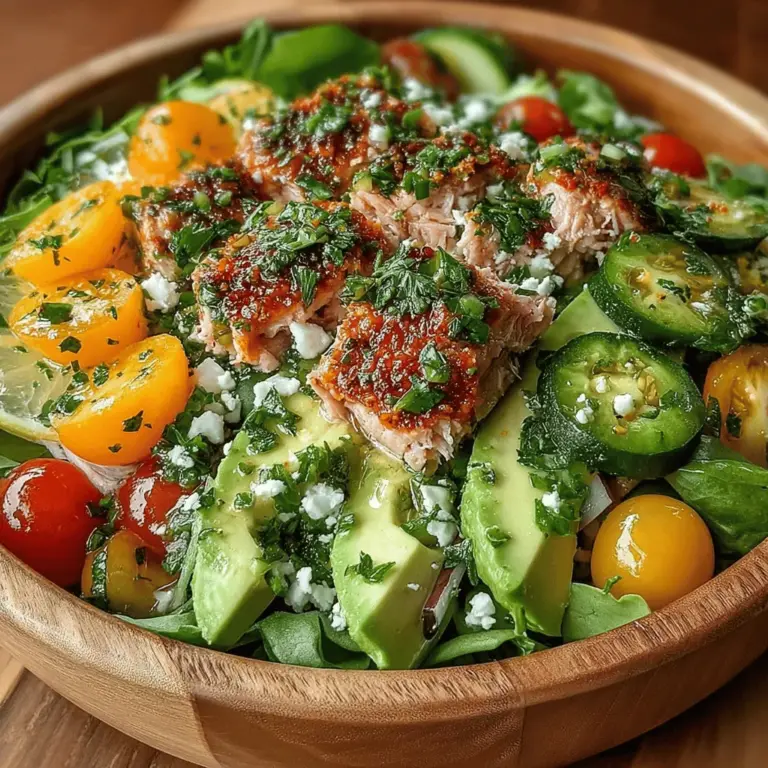 When it comes to quick meals that burst with flavor and nutrition, a zesty tuna salad bowl stands out as a top contender. This delightful dish combines the richness of wild-caught tuna with a medley of fresh vegetables, all elevated by the vibrant brightness of lime juice. Whether you're seeking a light lunch or a satisfying dinner, this salad bowl offers a perfect balance of taste and health benefits, making it an ideal choice for busy individuals and families alike.