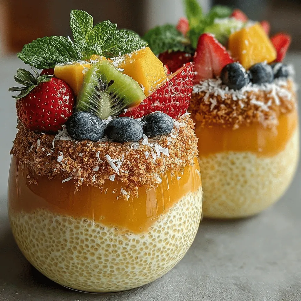 Chia pudding has emerged as a popular choice for health-conscious individuals looking for a delicious yet nutritious option to kickstart their day or indulge in a guilt-free dessert. This versatile dish is not only easy to prepare but also packed with essential nutrients that can support various aspects of your health. The Tropical Bliss Chia Pudding takes the classic chia pudding to new heights by infusing it with the vibrant flavors of coconut and fresh fruits. This delightful recipe invites you to savor the essence of a tropical paradise while benefiting from a wholesome meal.