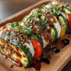 As the warmth of summer invites us to enjoy lighter fare, the Grilled Zucchini Caprese Stacks emerge as a delightful appetizer or side dish that captures the essence of the season. This dish marries the classic flavors of a traditional Caprese salad—fresh mozzarella, ripe tomatoes, and fragrant basil—with the unexpected addition of grilled zucchini. The result is a visually stunning and flavorful stack that not only pleases the palate but also offers a nutritious option for gatherings or family dinners.