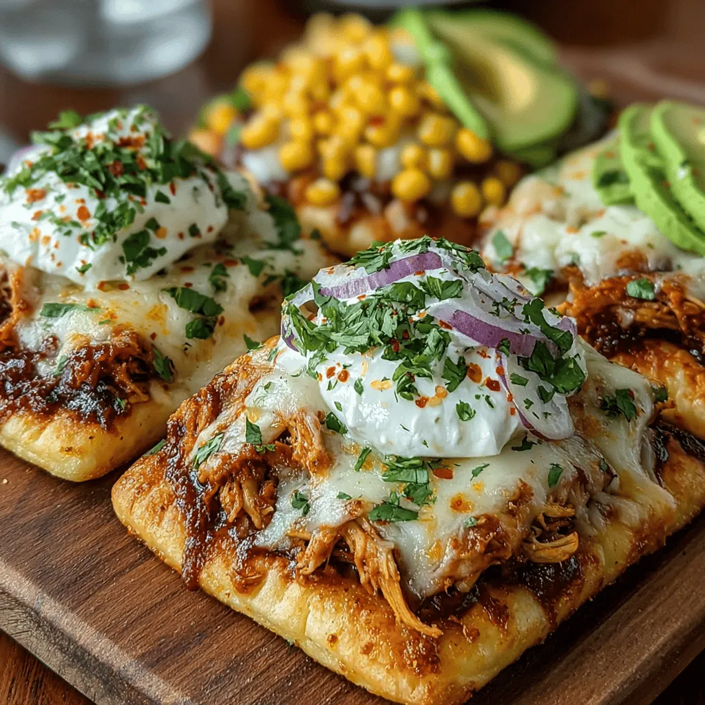 If you're searching for a recipe that seamlessly combines convenience, flavor, and versatility, look no further than Smoky BBQ Chicken Flatbread Delight. This mouthwatering dish is a fantastic way to enjoy the rich, smoky flavors of barbecue chicken while keeping preparation time minimal. Ideal for casual gatherings with friends or quick weeknight dinners with family, this flatbread delight is sure to impress with its ease and delectable taste.