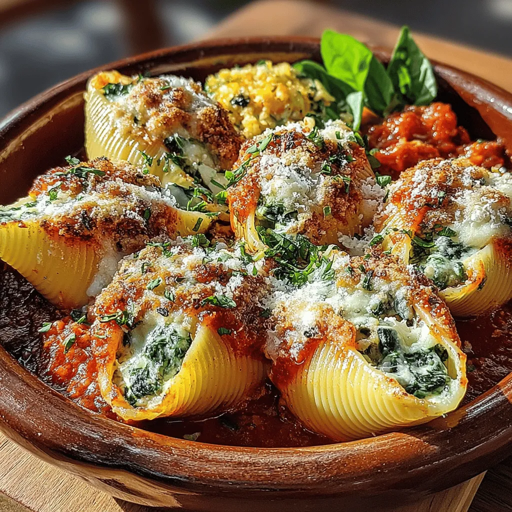 Filling pasta shells can be a daunting task, but with the right technique, you can achieve a mess-free and even distribution of the creamy spinach and ricotta filling. Start by using a piping bag or a plastic zip-top bag with a corner snipped off. This method allows for precise filling without overstuffing the shells, ensuring that each bite is as delicious as the last.