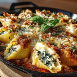 Filling pasta shells can be a daunting task, but with the right technique, you can achieve a mess-free and even distribution of the creamy spinach and ricotta filling. Start by using a piping bag or a plastic zip-top bag with a corner snipped off. This method allows for precise filling without overstuffing the shells, ensuring that each bite is as delicious as the last.
