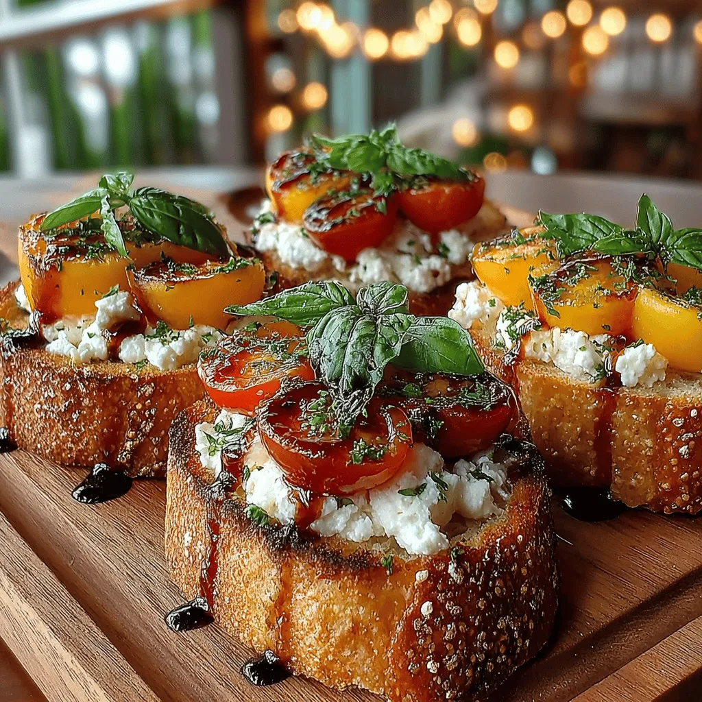 To fully appreciate the Sweet & Savory Peach & Goat Cheese Crostini, it’s essential to understand its foundation—crostini itself. Originating from Italy, the term 