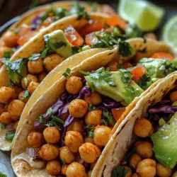 Crunchy Chickpea Fiesta Tacos: A Flavorful Adventure