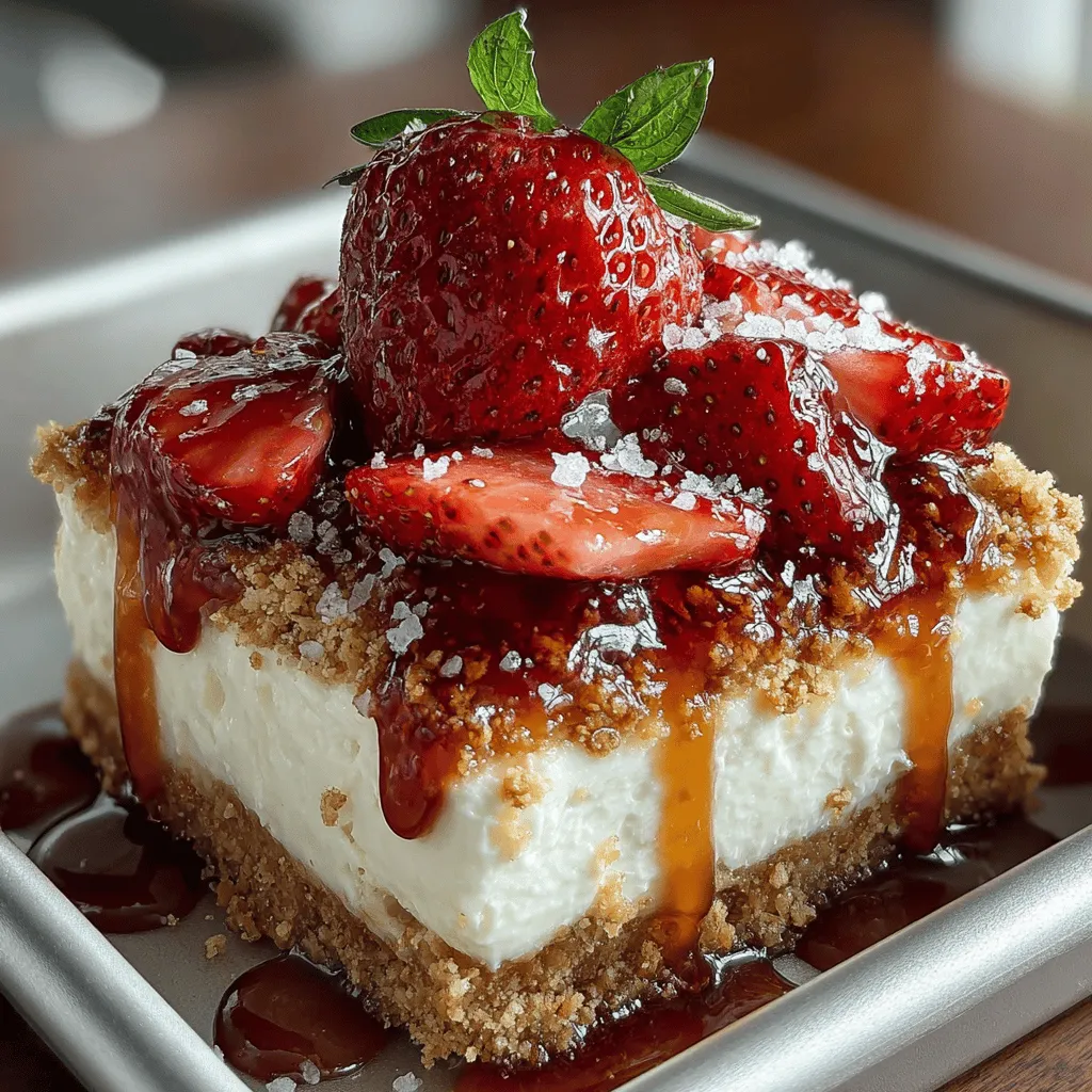 Cheesecake desserts have long held a special place in the hearts of dessert lovers around the world. Their rich, creamy texture combined with an array of flavors makes them a go-to choice for celebrations, gatherings, or simply satisfying a sweet tooth. Among the various cheesecake creations, strawberry cheesecake stands out, particularly for those who enjoy the delightful contrast of tangy cream cheese and sweet, succulent strawberries. As the weather warms up, a no-bake dessert like Strawberry Cheesecake Icebox Bars becomes an appealing option. These bars are not only refreshing but also incredibly easy to prepare, making them perfect for picnics, potlucks, or a simple treat at home.