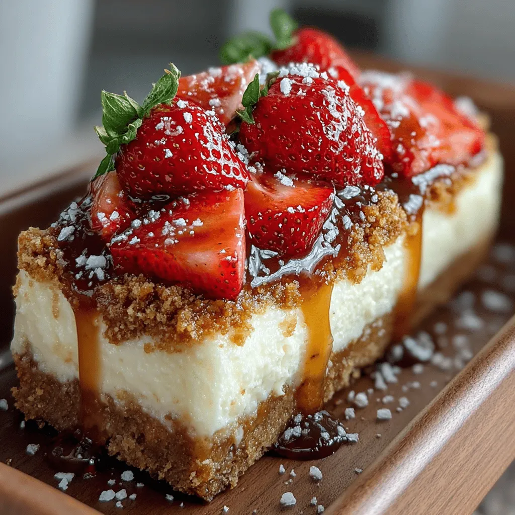 Cheesecake desserts have long held a special place in the hearts of dessert lovers around the world. Their rich, creamy texture combined with an array of flavors makes them a go-to choice for celebrations, gatherings, or simply satisfying a sweet tooth. Among the various cheesecake creations, strawberry cheesecake stands out, particularly for those who enjoy the delightful contrast of tangy cream cheese and sweet, succulent strawberries. As the weather warms up, a no-bake dessert like Strawberry Cheesecake Icebox Bars becomes an appealing option. These bars are not only refreshing but also incredibly easy to prepare, making them perfect for picnics, potlucks, or a simple treat at home.
