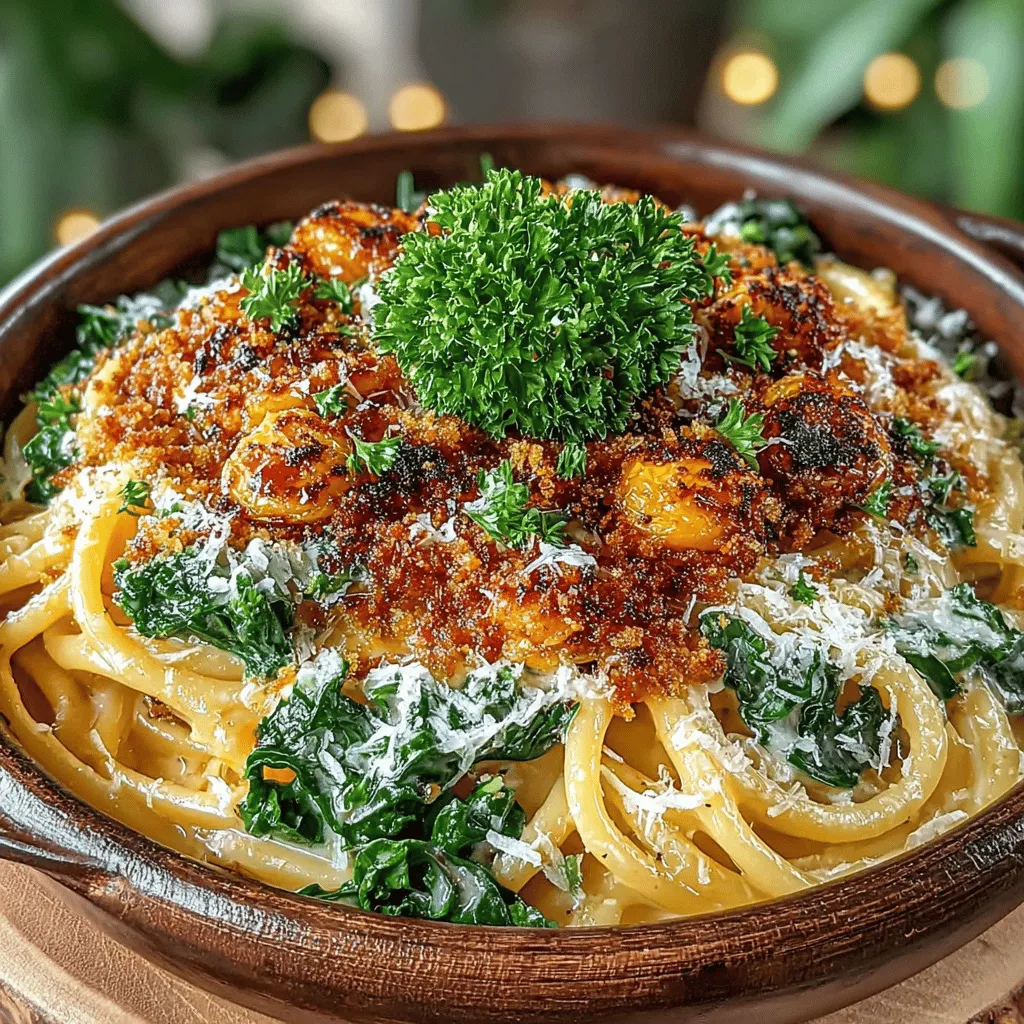 When it comes to creating a dish that balances health and indulgence, Zesty Creamy Lemon Kale Pasta with Crunchy Crumb Topping stands out as a delightful option. This pasta recipe combines the richness of a creamy sauce with the bright acidity of lemon, all while incorporating nutrient-dense kale for a wholesome meal. The addition of a crunchy crumb topping elevates the dish, adding texture and flavor that is simply irresistible.