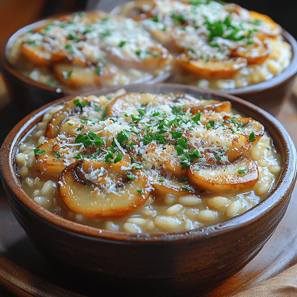 As the chill of autumn settles in, there’s nothing quite like a warm bowl of risotto to bring comfort to your dining table. The Cozy Crockpot Mushroom Risotto is not only a celebration of rich flavors but also an embodiment of the ease that comes with using a slow cooker. Imagine creamy Arborio rice slowly absorbing the essence of earthy mushrooms, aromatic garlic, and savory cheese, resulting in a dish that envelops you in warmth with each bite. This recipe transforms the traditionally labor-intensive process of risotto-making into a straightforward, hassle-free experience, allowing you to enjoy the cozy ambiance of home cooking without the constant stirring.