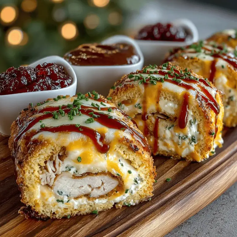 In the fast-paced world we live in, finding quick yet satisfying meal options can often feel like a challenge. However, Cheesy Turkey Delight Roll-Up Melts emerge as a standout solution, perfectly suited for busy weeknights, casual gatherings, or even as a delightful snack. These roll-ups artfully combine the savory flavors of turkey and cheese, all wrapped in a wholesome whole wheat tortilla. Not only do they cater to the taste buds of adults and children alike, but they also provide a nutritious and filling option that won’t leave you feeling weighed down.