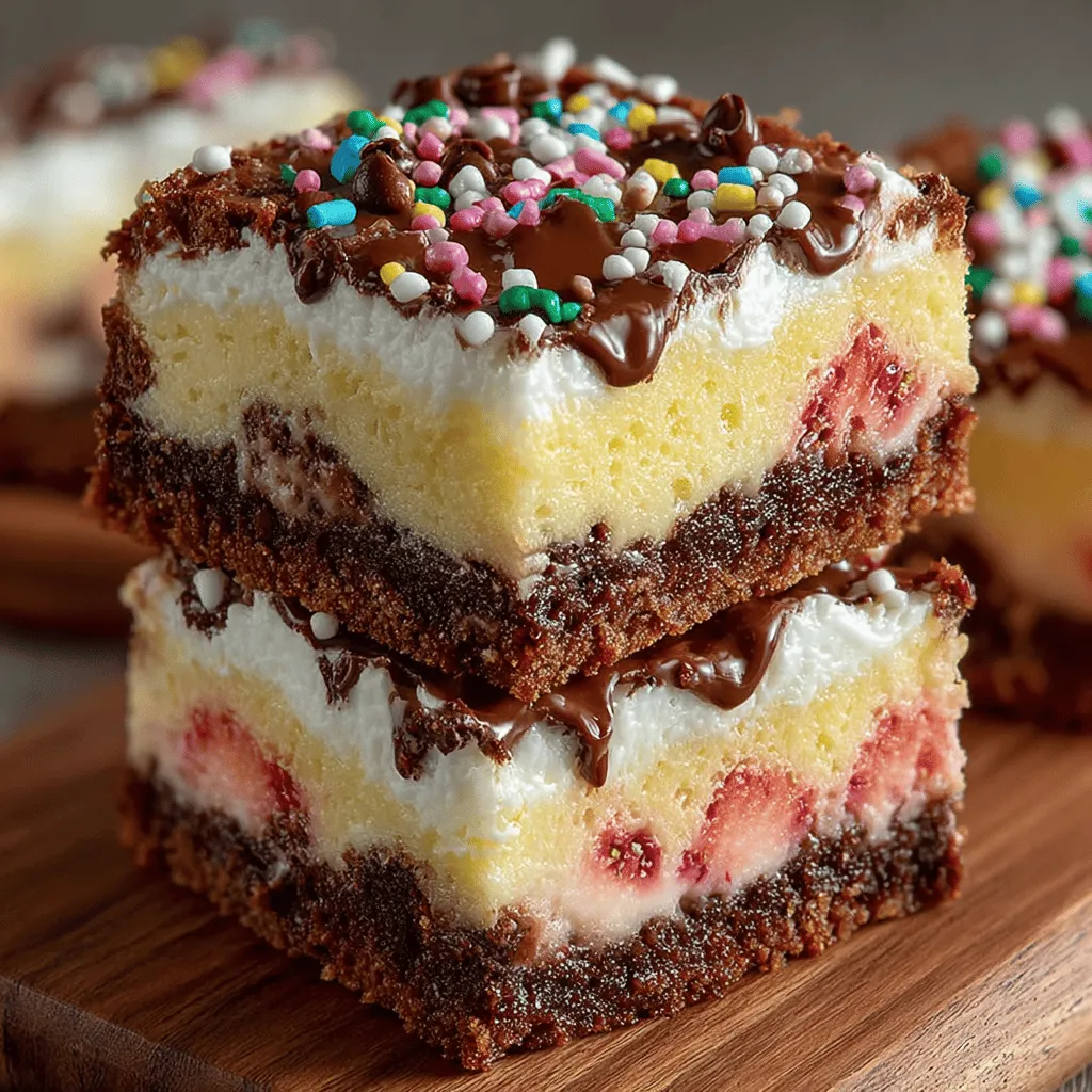 In the world of desserts, few things can match the delightful combination of chocolate, strawberry, and vanilla. Gooey Neapolitan Cake Bars present a luscious trio of flavors that not only pleases the palate but also offers a visual feast. These bars are a nostalgic nod to the classic Neapolitan ice cream, capturing its essence in a decadent baked form. Ideal for gatherings, celebrations, or simply as a treat for yourself, they are a versatile dessert that brings joy to any occasion.