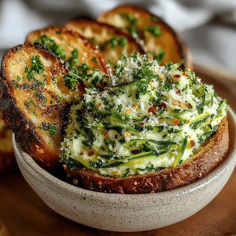 Zucchini Butter Delight is an innovative and versatile recipe that serves as a delightful spread or dip, perfect for enhancing various meals or simply enjoyed with crusty bread and crackers. At its core, this dish celebrates the humble zucchini, a vegetable often overlooked but packed with flavor and nutrition. By incorporating zucchini into your culinary repertoire, you not only elevate the taste of your dishes but also add a wealth of health benefits. Zucchini is low in calories, high in fiber, and rich in vitamins A and C, making it an excellent choice for those seeking to improve their diet without sacrificing taste.