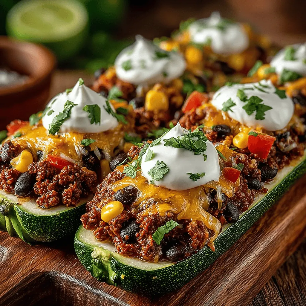 Discover the delightful world of healthy yet satisfying meals with Mini Taco Zucchini Boats. This recipe is not only visually appealing but also packed with flavors that cater to a variety of dietary preferences. Combining the goodness of zucchini with a savory filling of ground turkey or beef, black beans, and a medley of spices, these boats are perfect for a quick dinner or an impressive appetizer for gatherings. In this article, we’ll take a deep dive into the ingredients, preparation, and the nutritional benefits of this delectable dish.