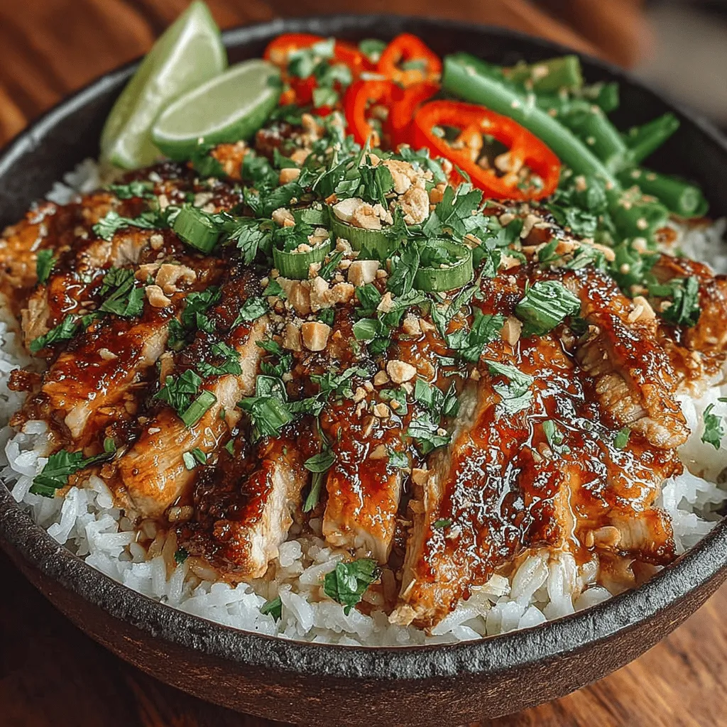 The heart of any great dish lies in its ingredients, and the Fiery Thai Chicken Rice Bowls are no exception. This recipe highlights the importance of using fresh, high-quality components to elevate the overall flavor profile.