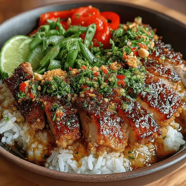 The heart of any great dish lies in its ingredients, and the Fiery Thai Chicken Rice Bowls are no exception. This recipe highlights the importance of using fresh, high-quality components to elevate the overall flavor profile.