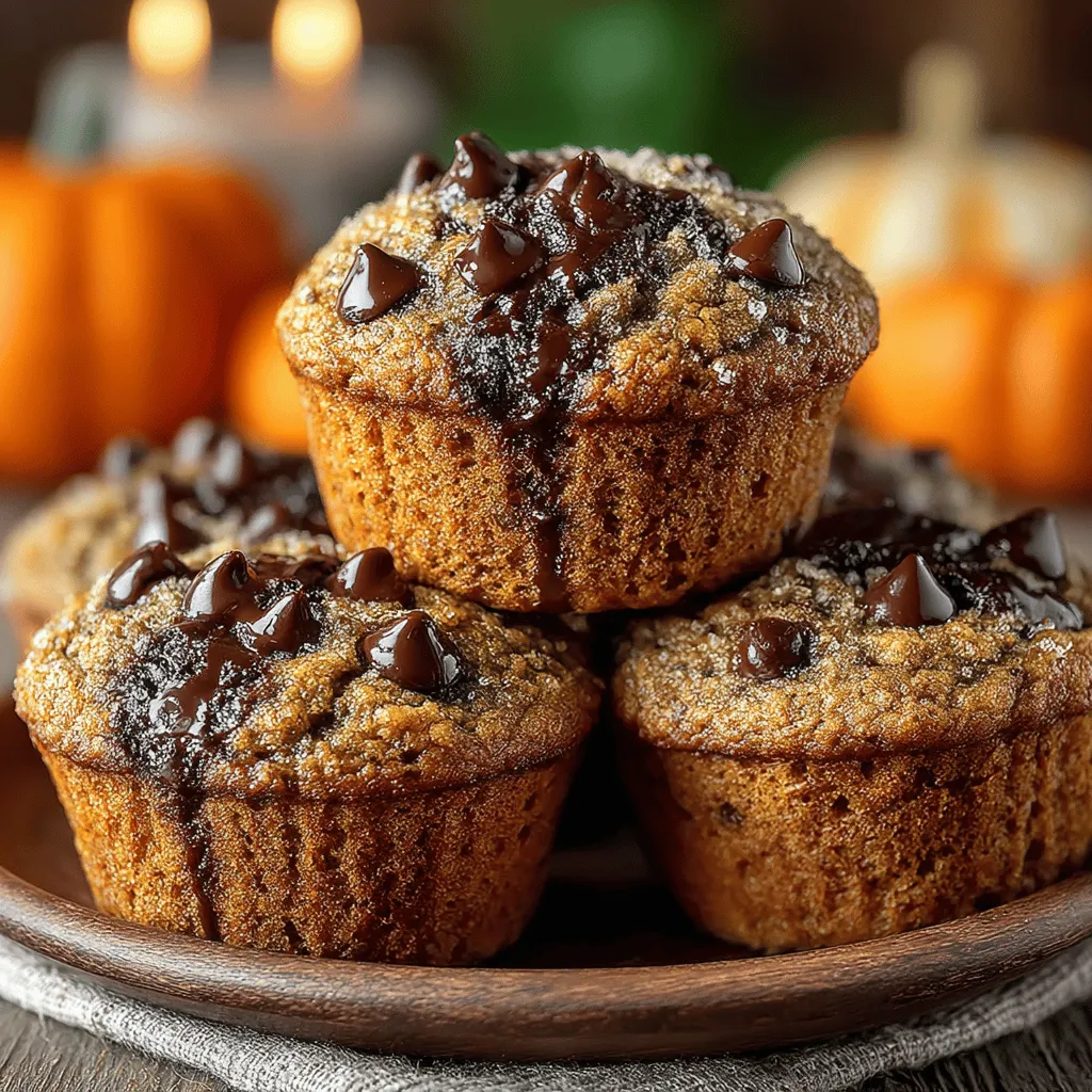 Pumpkin Chocolate Chip Breakfast Muffins