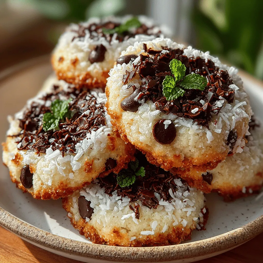 To make the perfect Frosty Coconut Dream Cookies, begin by preparing the wet ingredients. Start with softened coconut oil, which should be creamy but not melted. This ensures that the cookies maintain their shape and texture when baked. In a mixing bowl, combine the coconut oil with your choice of sweetener—maple syrup works beautifully for a natural sweetness while providing moisture. Add in a splash of vanilla extract to enhance the flavor profile. For an extra tropical touch, consider adding a few tablespoons of coconut milk to the mixture.