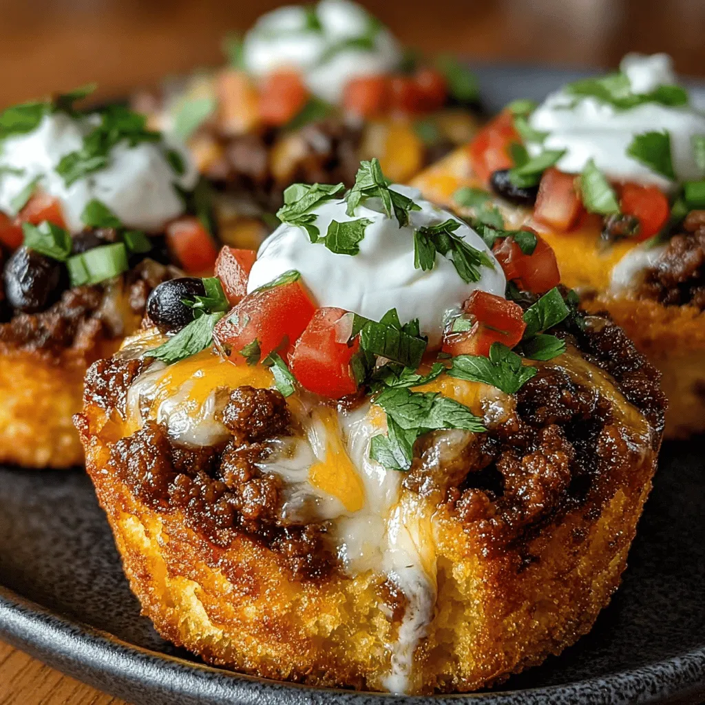 Creating the perfect biscuit cups is essential for a successful Mini Taco Lasagna experience. The key lies in flattening and shaping the biscuits correctly to ensure they hold the layers of delicious fillings.