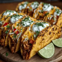 To create the perfect Crunchy Mini Chicken Fajita Taco Cones, it’s essential to understand the role of each ingredient in the recipe. Each component contributes to the overall flavor profile, nutritional value, and texture of the dish.