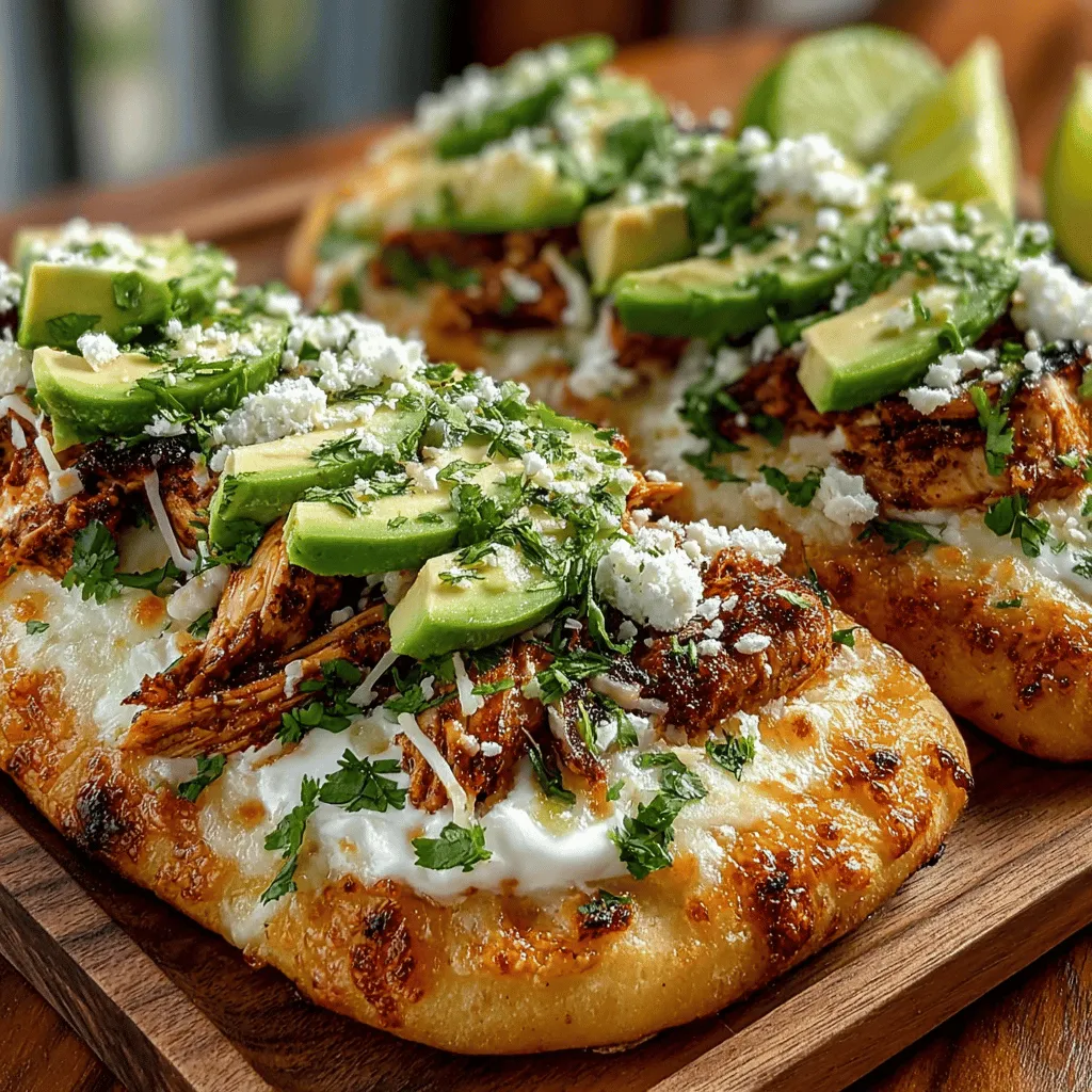 Spicy Hatch Chili Chicken Flatbread Melts: A Flavorful Delight