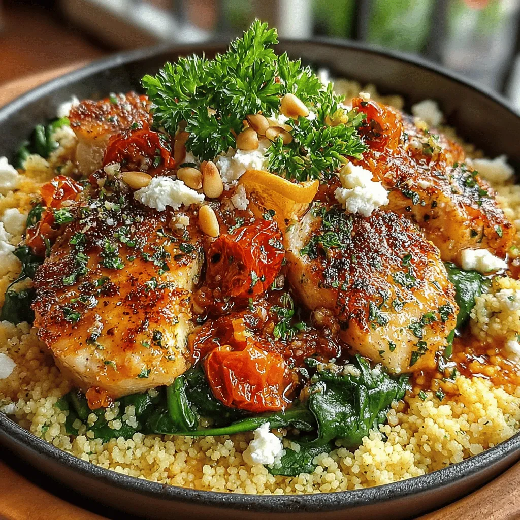 When it comes to quick, nutritious meals that don’t skimp on flavor, Sun-Dried Tomato Chicken Couscous stands out as an excellent choice. This dish is a beautiful fusion of tender chicken, vibrant sun-dried tomatoes, and fluffy couscous, all bathed in a medley of spices and fresh ingredients. Not only does it make for a satisfying lunch or dinner, but it also brings together a delightful array of textures and flavors that are sure to please your palate.