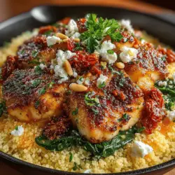 When it comes to quick, nutritious meals that don’t skimp on flavor, Sun-Dried Tomato Chicken Couscous stands out as an excellent choice. This dish is a beautiful fusion of tender chicken, vibrant sun-dried tomatoes, and fluffy couscous, all bathed in a medley of spices and fresh ingredients. Not only does it make for a satisfying lunch or dinner, but it also brings together a delightful array of textures and flavors that are sure to please your palate.