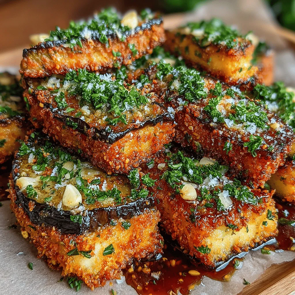 In the realm of culinary delights, Garlic Herb Crusted Eggplant Slices stand out as a vibrant and healthy option, perfect for both appetizers and main dishes. This dish not only showcases the versatility of eggplant but also highlights the growing trend toward plant-based recipes that are both satisfying and nutritious. With its rich flavor and appealing texture, eggplant is fast becoming a staple in many kitchens, and this recipe is a testament to its culinary potential.