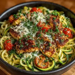 Sautéing garlic to perfection is an essential skill in any kitchen, especially when it comes to creating a rich and aromatic base for your Garlic Butter Chicken Zucchini Pasta. To ensure you achieve that desirable garlic flavor without the bitter undertones of burnt garlic, follow these tips: