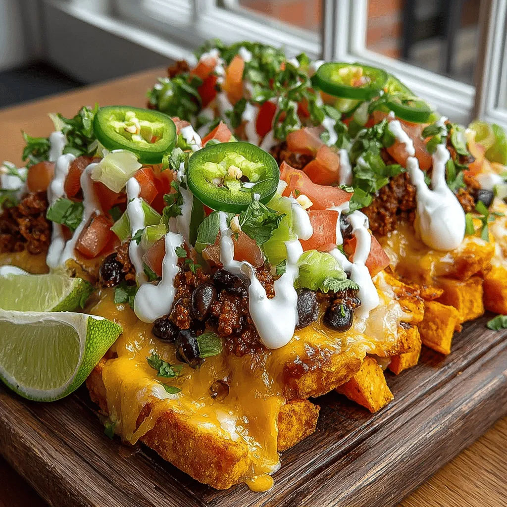 Loaded Nacho Sweet Potato Fries are a delightful and innovative twist on the beloved classic nachos. Combining the irresistible crunch of fries with the bold flavors of traditional nacho toppings, this dish offers a unique culinary experience that satisfies cravings while also being health-conscious. Sweet potatoes serve as the perfect base, transforming a typical snack into a nutrient-dense option that is as delicious as it is good for you.