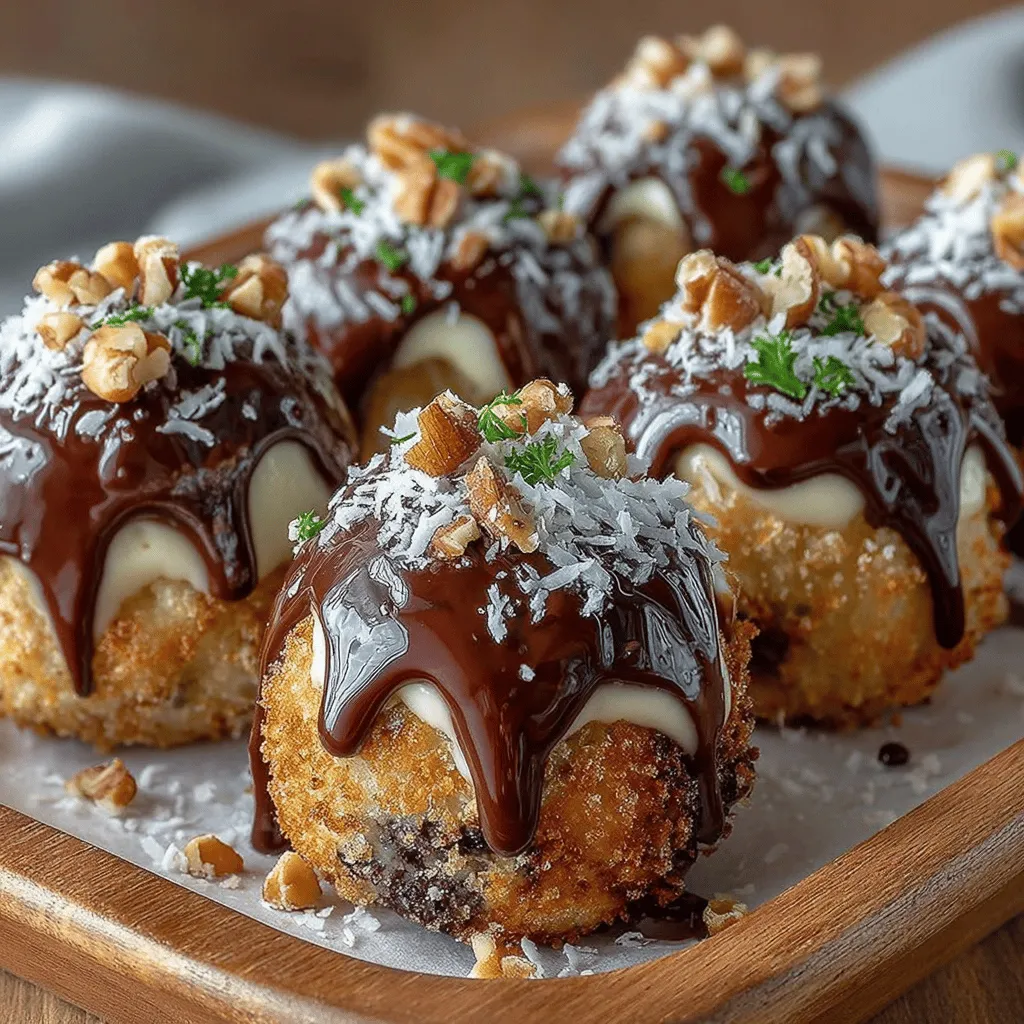 Frozen yogurt bites have rapidly gained popularity as a versatile and nutritious snack option, appealing to both health-conscious eaters and dessert lovers alike. These bite-sized delights provide an indulgent experience without the guilt often associated with traditional sweets. Among the myriad of recipes available, the Decadent Frozen Yogurt Chocolate Pecan Bites stand out, thanks to their unique combination of creamy Greek yogurt, rich dark chocolate, and crunchy pecans. This recipe not only tantalizes the taste buds but also offers a satisfying blend of flavors and textures that make it perfect for any occasion, whether you're hosting a gathering or simply treating yourself.