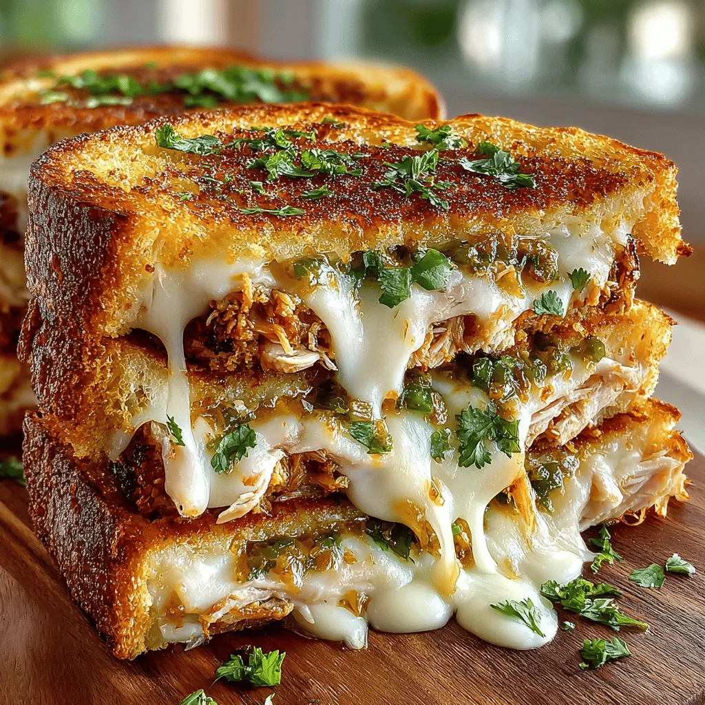 If you're in the mood for a sandwich that tantalizes your taste buds while delivering comfort and satisfaction, look no further than the Spicy Green Chili Turkey Melt Sandwiches. This dish offers a delightful blend of flavors, combining the savory goodness of turkey with the bold kick of spicy green chilies and the creamy melt of Monterey Jack cheese. Whether you're preparing for a quick lunch, hosting a casual gathering, or seeking a comforting dinner option, this recipe has you covered. The harmonious combination of ingredients results in a sandwich that is not only delicious but also incredibly satisfying.