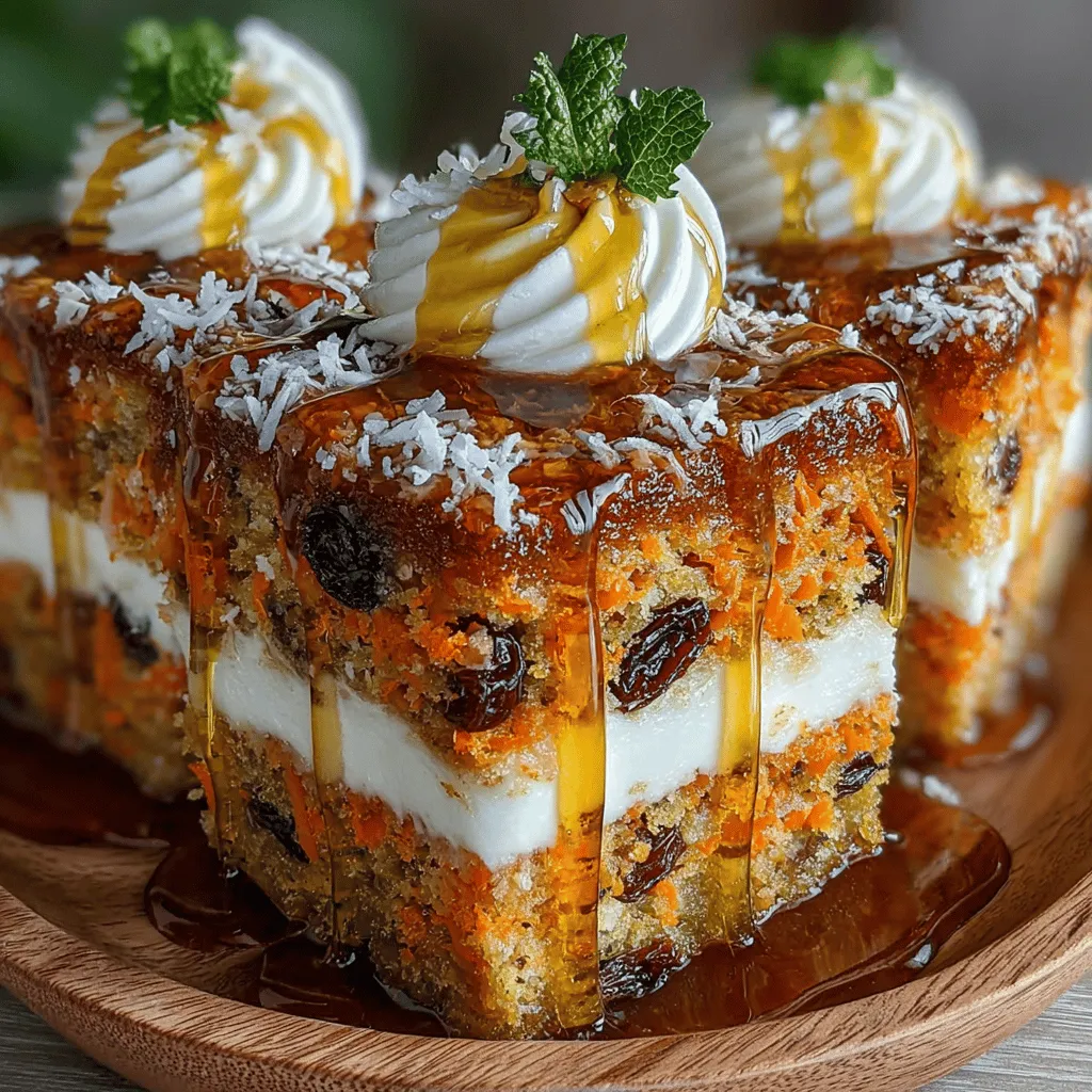 In the world of desserts, few combinations are as delightful as the fusion of moist carrot cake and creamy frozen yogurt. Our Delightful Frozen Yogurt Carrot Cake Squares provide a refreshing twist on a classic favorite, perfect for warm weather or whenever you're in the mood for a light and satisfying treat. This innovative dessert captures the essence of traditional carrot cake while introducing a new dimension of flavor and texture.