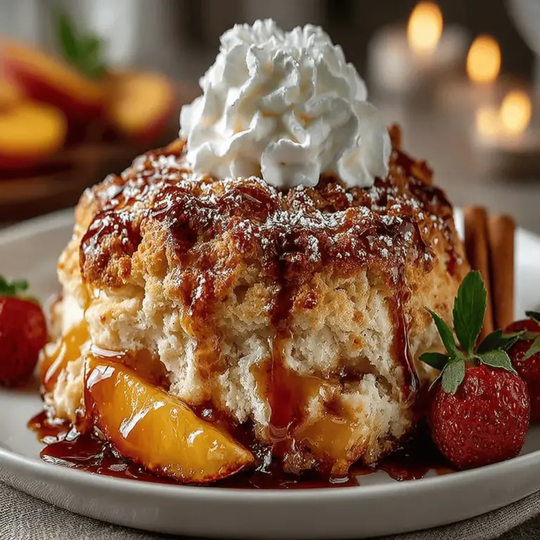 In the world of desserts, few things capture the essence of summer quite like a fresh peach cobbler. This Quick & Easy Fresh Peach Cobbler Delight recipe offers a delightful combination of sweet, juicy peaches and a buttery biscuit topping that is sure to please. Whether you’re hosting a summer gathering or enjoying a cozy family dinner, this recipe is not only simple to prepare but also bursts with flavors that celebrate the peach’s natural sweetness. The vibrant colors and comforting aromas of this dish create an inviting atmosphere that embodies the joys of the season.