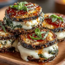 If you’re searching for a dish that’s both healthy and indulgent, look no further than Mini Eggplant Rollatini Stacks. This delightful recipe not only caters to vegetarians but also impresses everyone at the table with its vibrant presentation and rich flavors. With layers of grilled eggplant, a creamy cheese filling, and savory marinara sauce, these stacks offer a perfect balance of textures and tastes, making them a standout option for any meal.